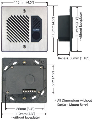 Algo 8028 IP Doorphone (Controller + Intercom)