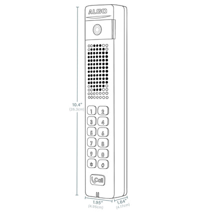 Algo 8039 IP Video Mullion Intercom